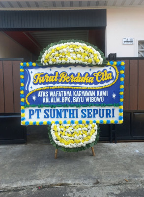 Papan Bunga Duka di Kalikotes